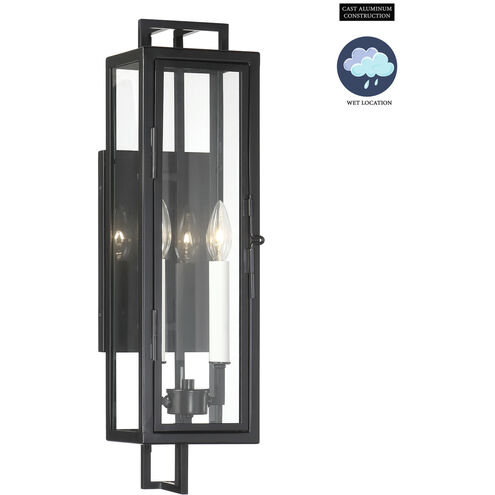 Knoll Road 2 Light 22.88 inch Coal Outdoor Wall Mount, Great Outdoors